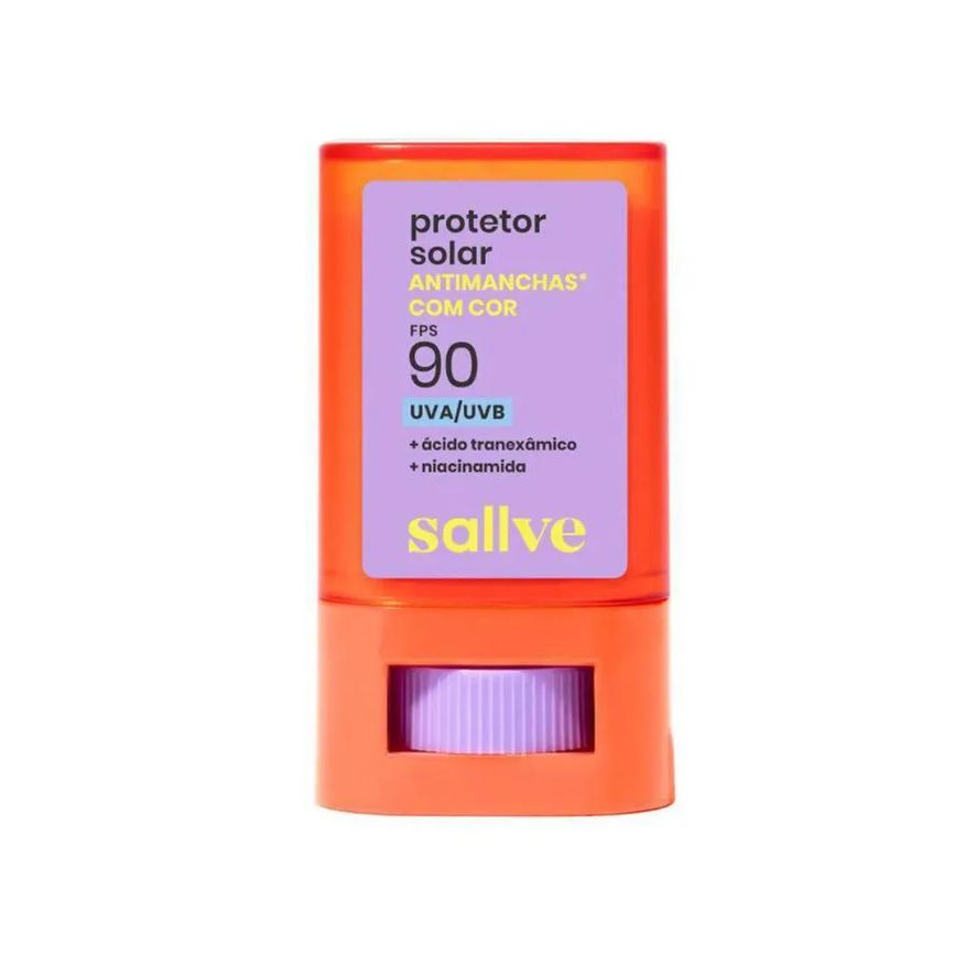 Sallve Protetor Solar Bastão Fps90 Cor 2 com 15g