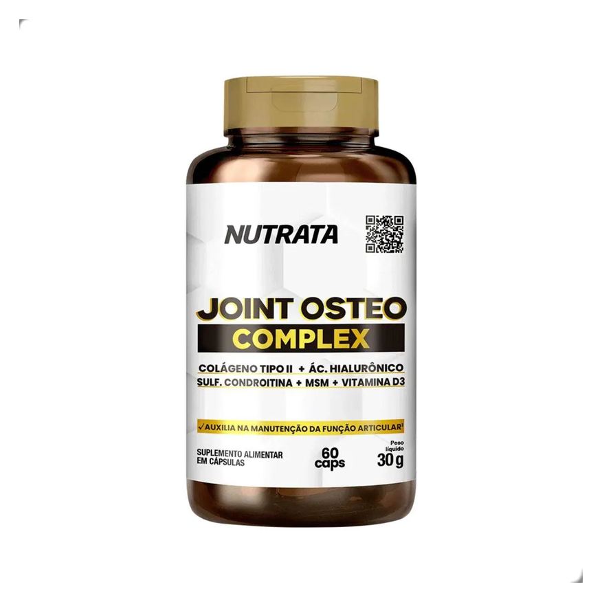 Nutrata Joint Osteo Complex Colageno Tipo 2 Articulação 60 Capsulas Natural