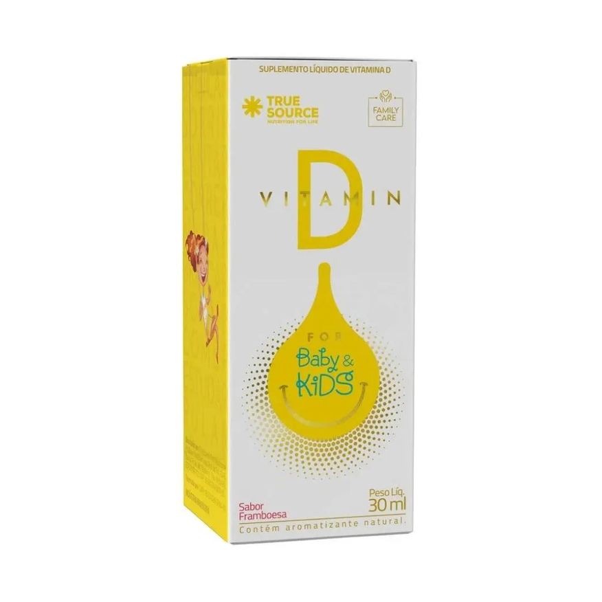 True Vitamin D For Baby e Kids (30ml) - Framboesa