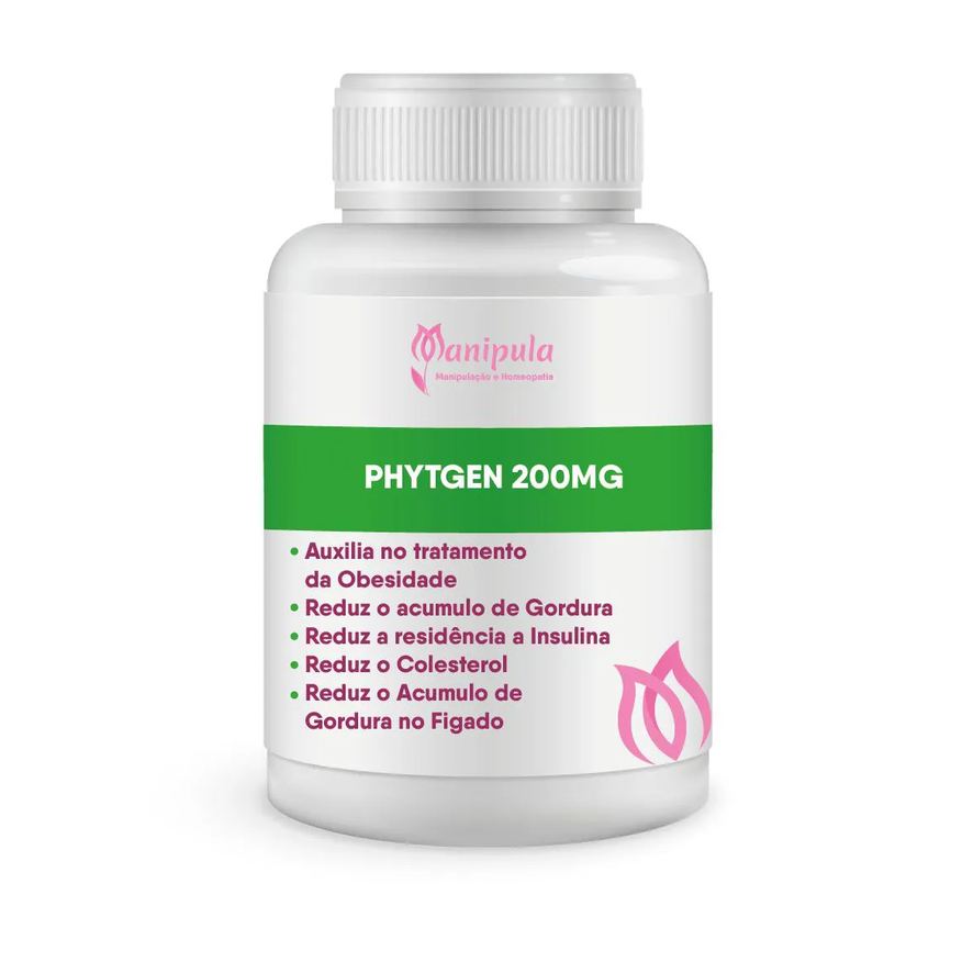 Manipula Suplemento Natural PhyTgen 200mg 30 doses
