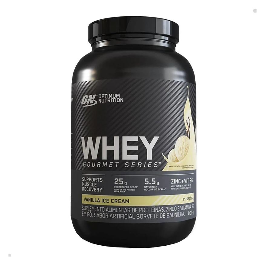 Optimum Nutrition Whey Protein Gourmet Gold 900g Baunilha