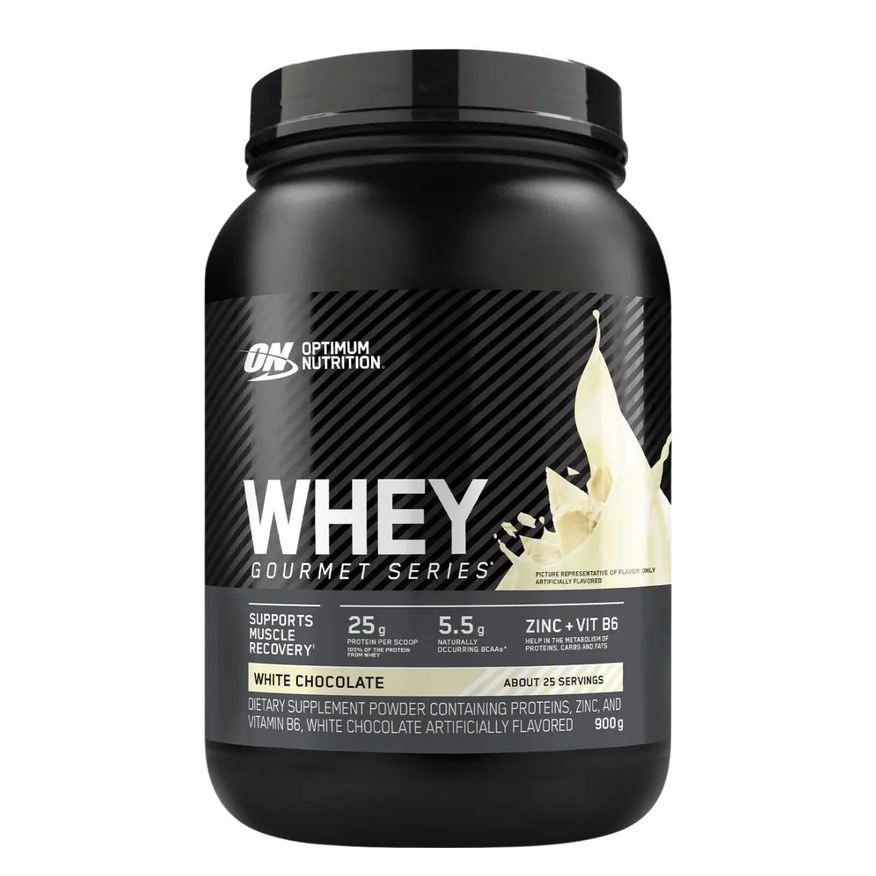 Optimum Nutrition Whey Protein Gourmet Gold 900g Chocolate Branco