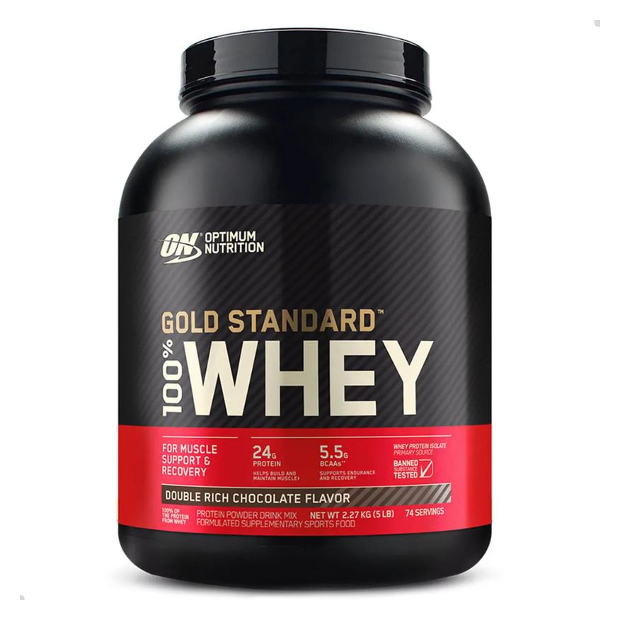 Optimum Nutrition 100% Whey Gold Protein Standard New 2,27kg 5 Lbs Chocolate Double Rich