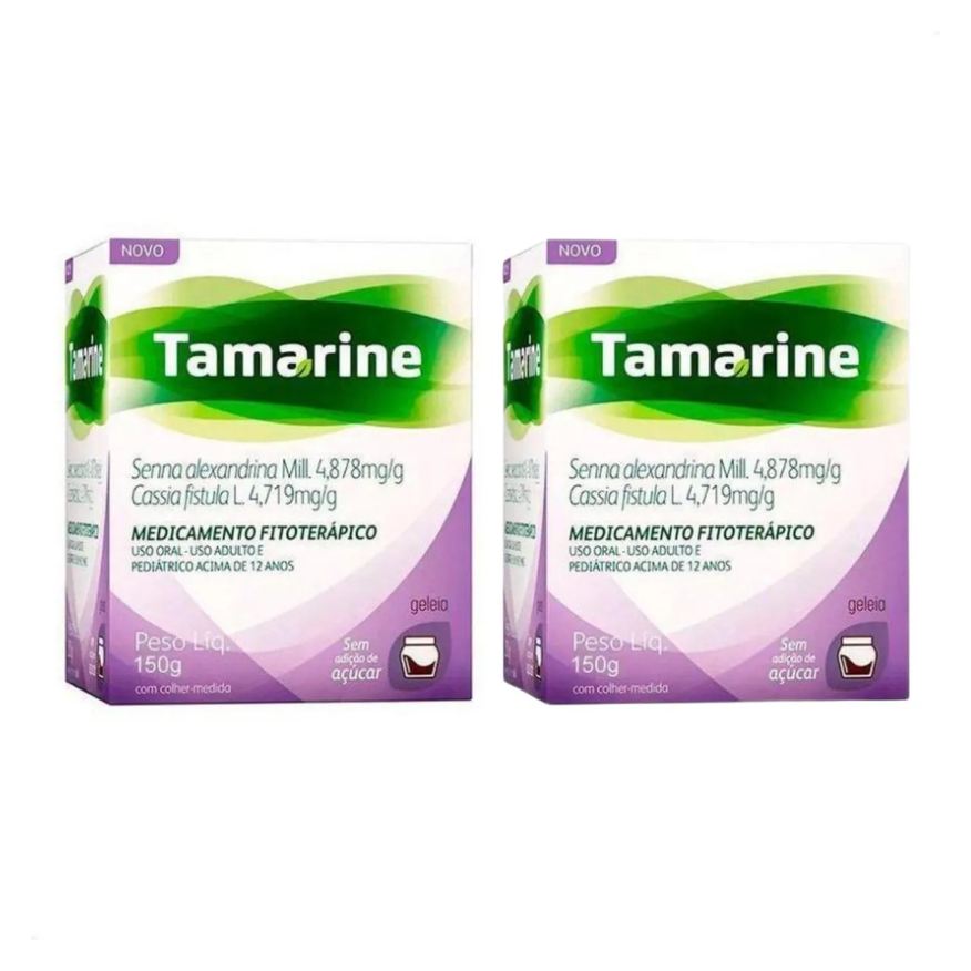 Tamarine Kit 2 Geleia 150g Zero Açúcar Ameixa - Fitoterápico