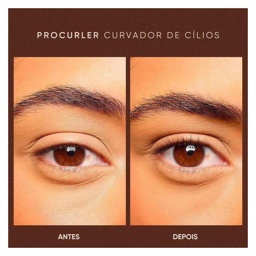 de Curvador Cílios Mascavo Pro Curler - Marrom 1 unidade