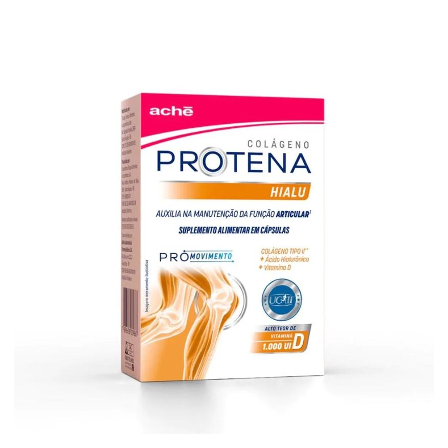 Aché Colágeno Tipo II Protena Plus D 30 Cápsulas