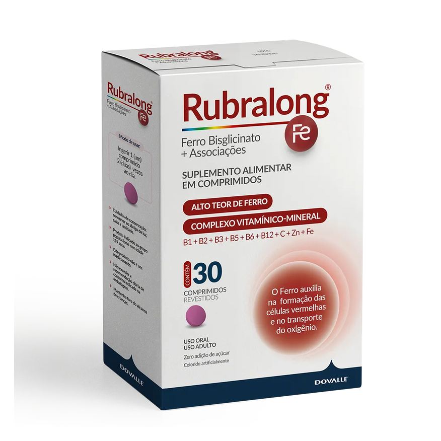 Dovalle Rubralong com 30 Comprimidos