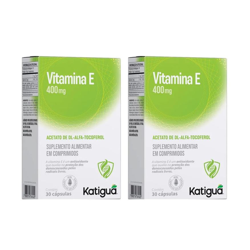 Katigua Kit 2 Vitamina e 400mg 30 Cápsulas - Katiguá