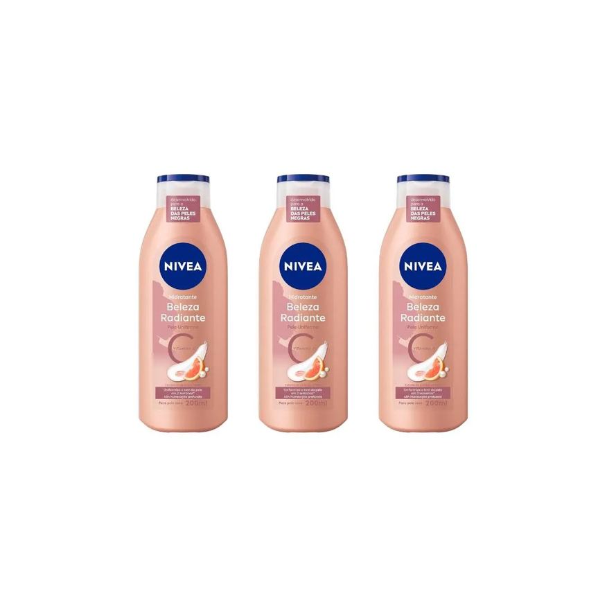 Nivea Hidratante Corporal 200ml Beleza Radia Unif F15 3un