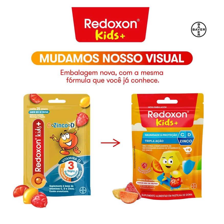 Redoxitos Vitamina C Mix de Frutas 25 gomas