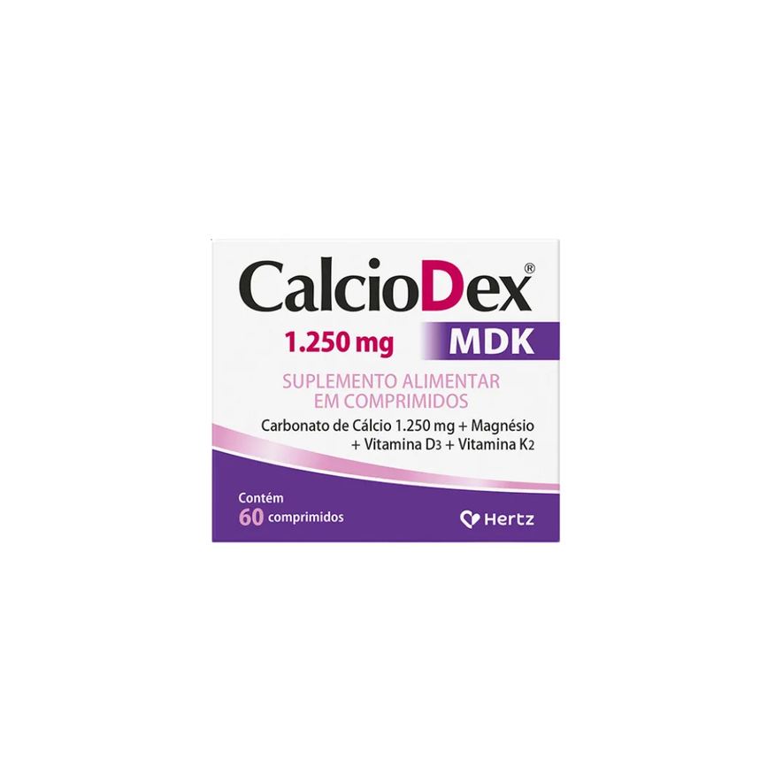 Hertz Suplemento Calciodex Mdk 1250mg 60cpr - Kley