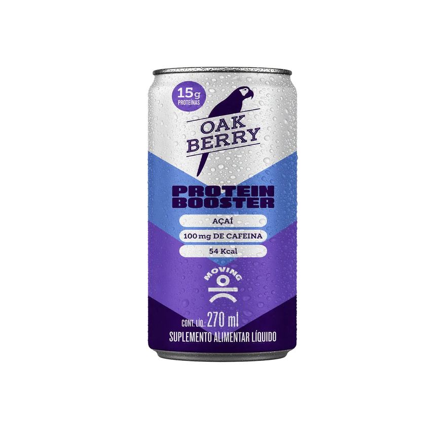 Moving Bebida Proteica Oak Berry Protein Booster Açai 270ml