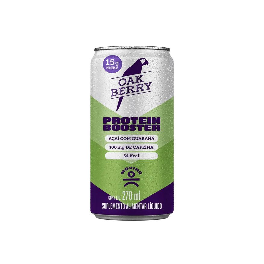 Moving Bebida Proteica Oak Berry Protein Booster Açaí e Guaraná 270ml