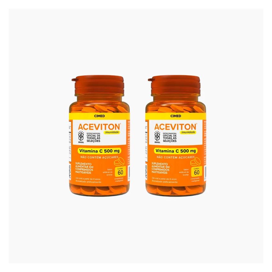 Cimed Kit 2 Aceviton Vitamina C com 60 Comprimidos