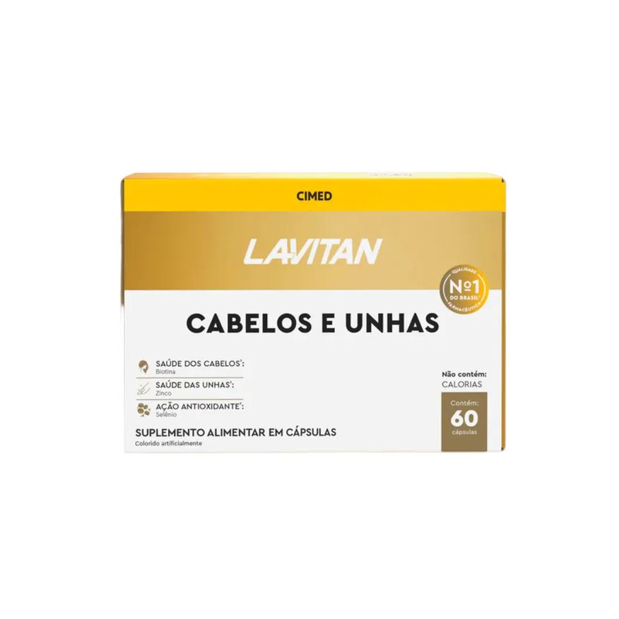 Cimed Lavitan Hair Cabelos e Unhas com 60 Cápsulas