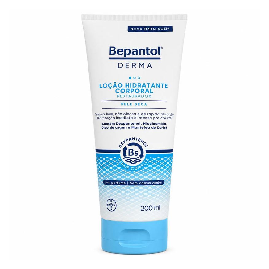 Bepantol Hidratante para Pele Seca Creme Restaurador 200ml 3 Unidade