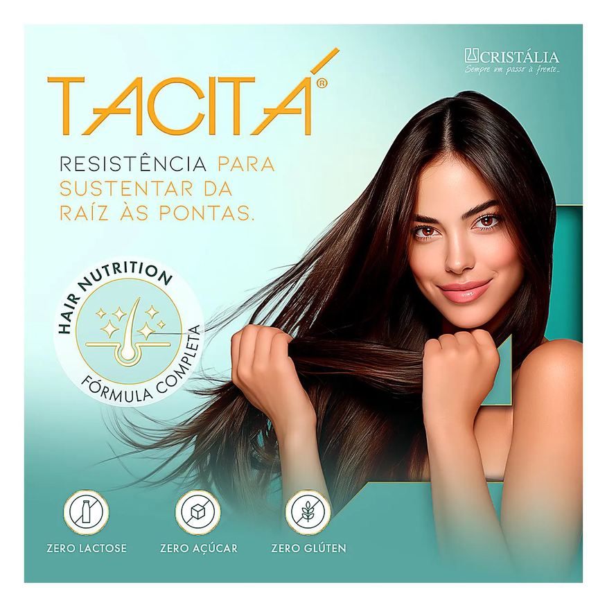 Vitamínico Suplemento Tacitá Unhas e Cabelos - 30 Comprimidos