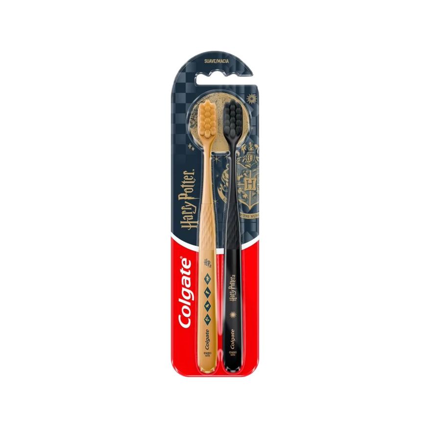 Colgate Escova de Dente Harry Potter Suave/Macia 2 unidades