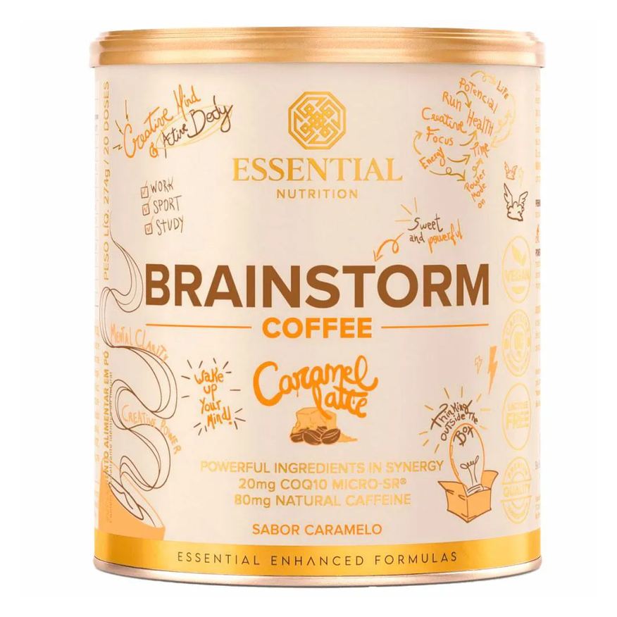 Coffee Brainstorm – Caramel Latte – 274g – Essential Nutrition