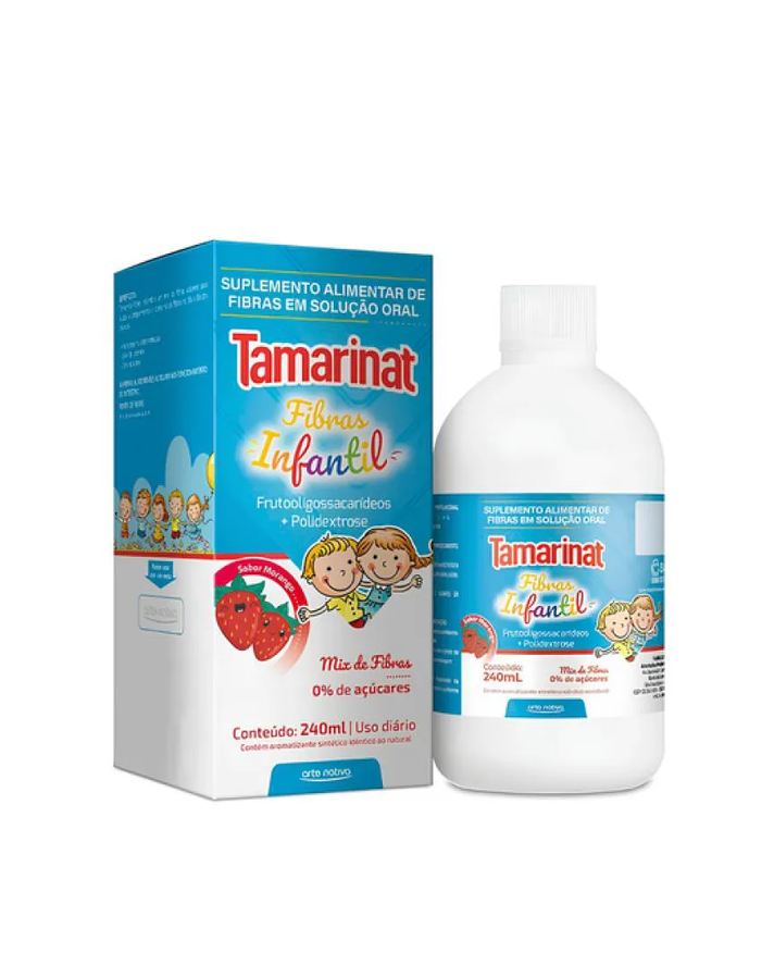 Arte Nativa Tamarinat Fibras Kids Sabor Morango 240ml