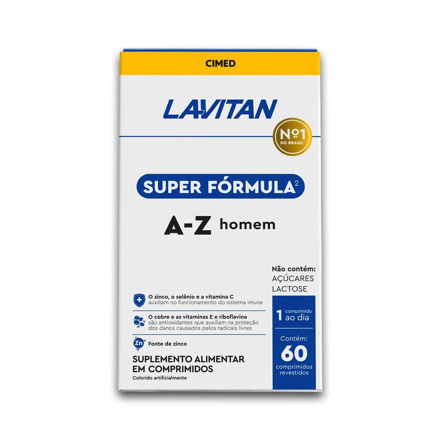 Lavitan Multivitamínico Homem 60 Comprimidos