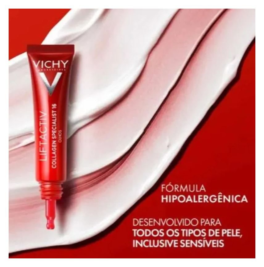 Vichy Liftactiv Collagen Specialist 16 Creme para Olhos 15ml