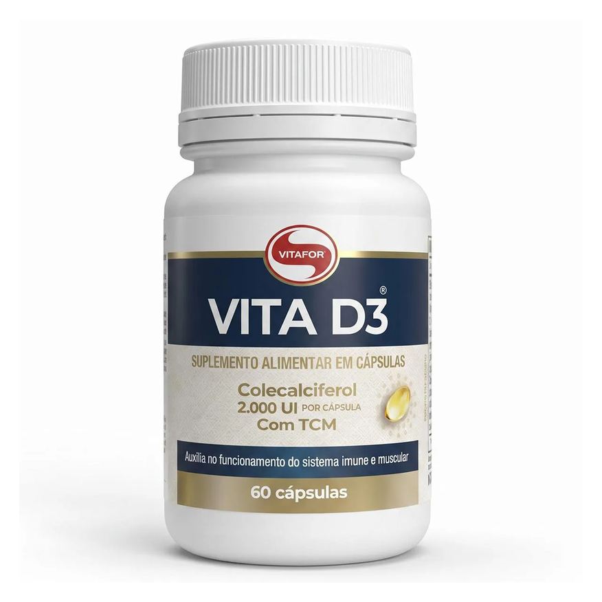 Vitafor Vita D3 60 Capsulas