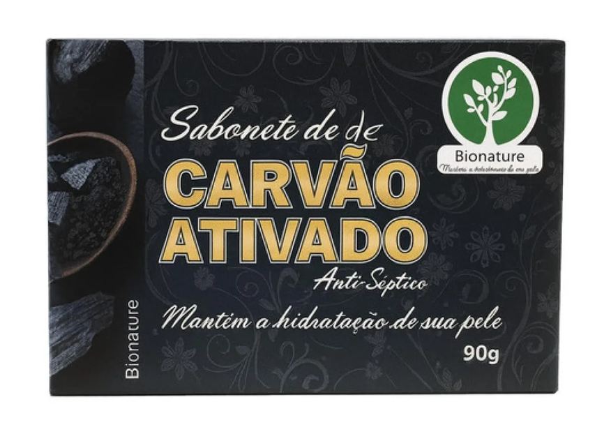 Bio Nature Sabonete de Carvao Ativado 90g - Bionature