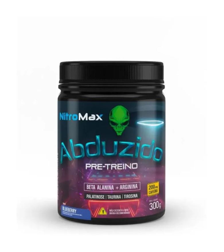 Nitromax Abduzido Pre Treino Limonada Suica 300g Nitro Max