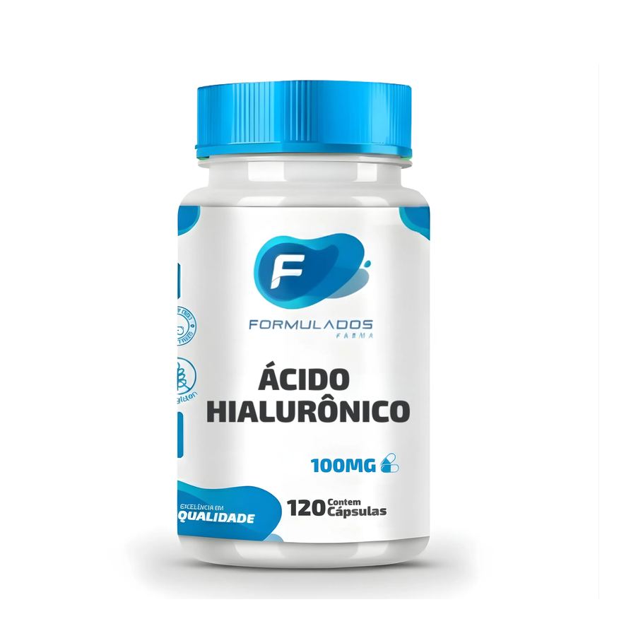 Formulados Farma Ácido Hialurônico 100mg 120 Cápsulas