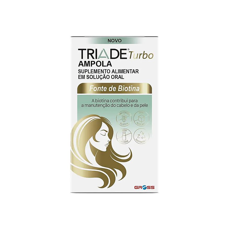 Triade Suplemento Alimentar Tríade Turbo Sabor Laranja Ampola 3ml 2 unidades