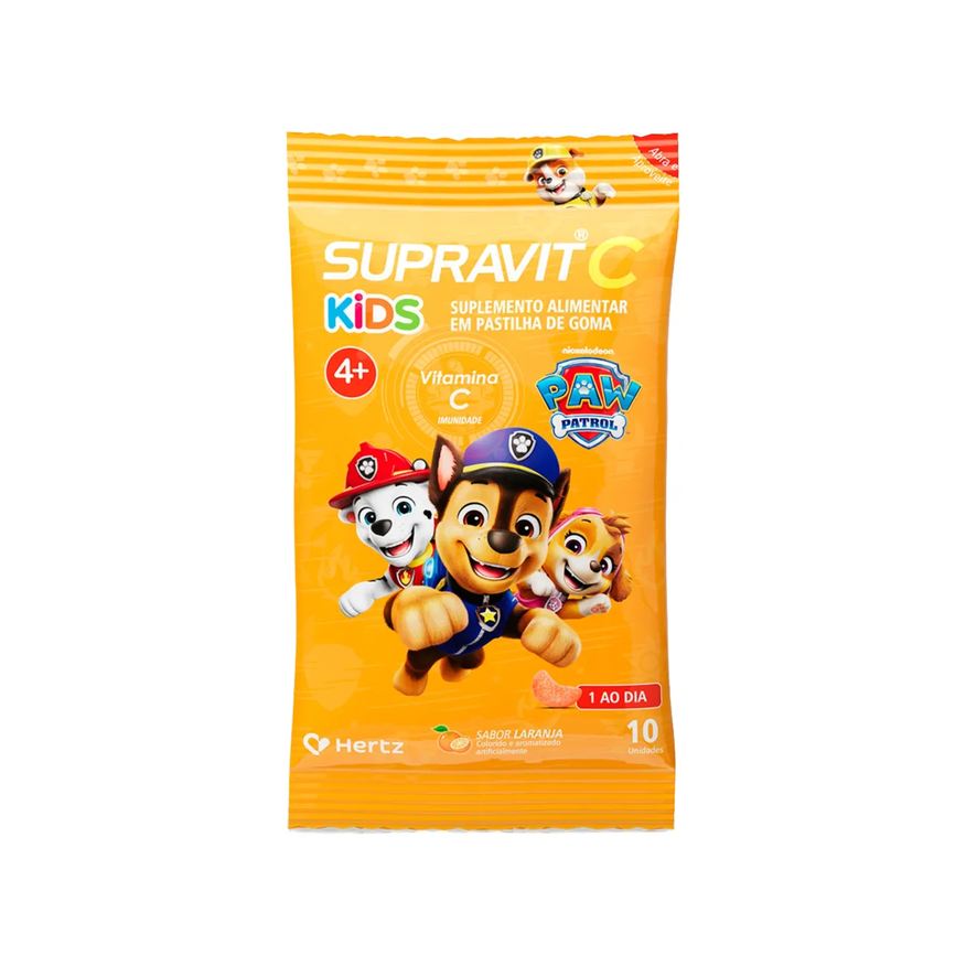 Supravit Vitamina C Kids Mini Laranja 10 unidades