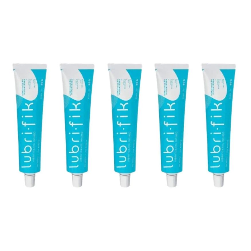 Cimed Kit 5 Unidades Lubrifik Lubrificante Íntimo à Base D’água 50g