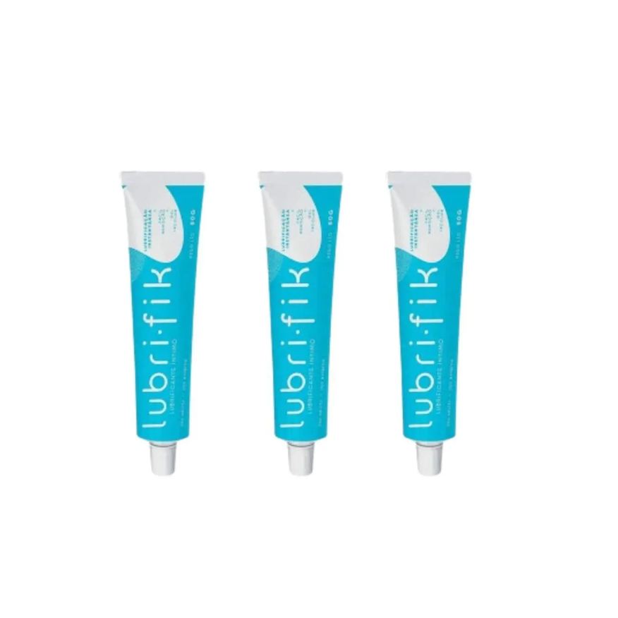 Cimed Kit 3 Unidades Lubrifik Lubrificante Íntimo à Base D’água 50g