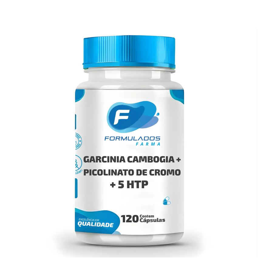Formulados Farma Garcinia Cambogia + Picolinato de Cromo + 5-htp - 120 cápsulas
