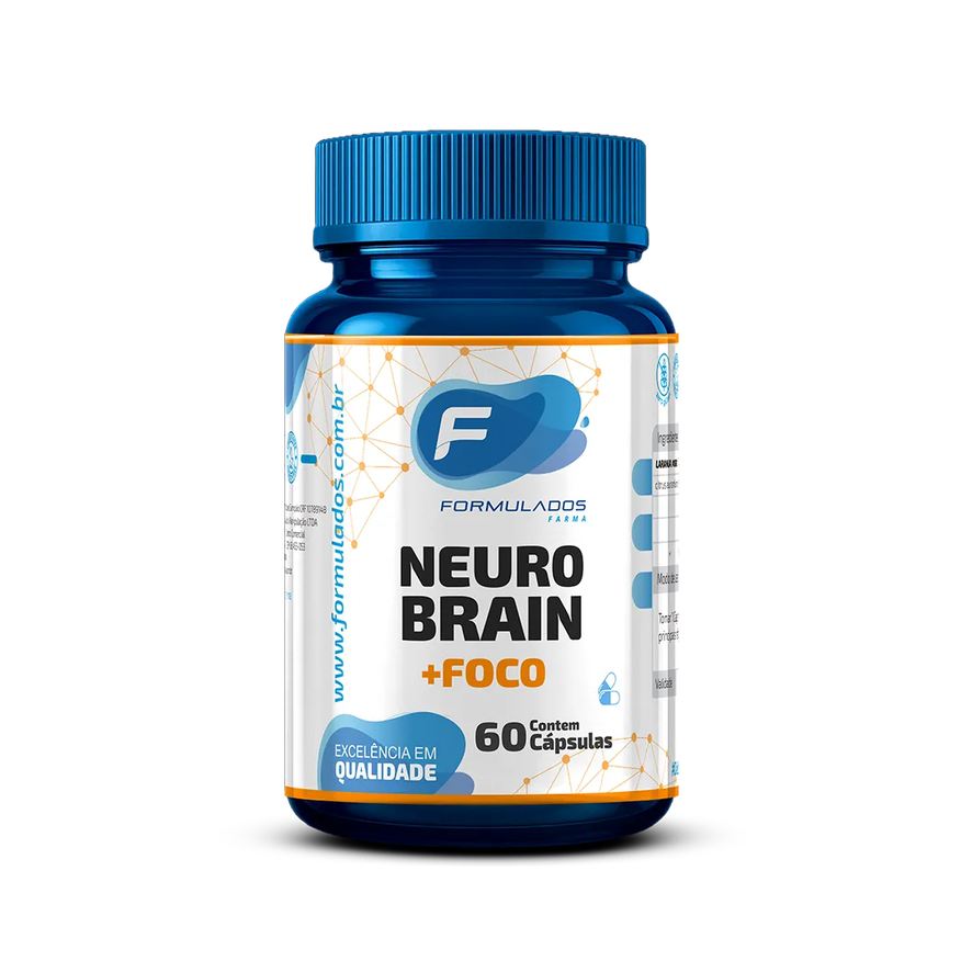 Formulados Farma Neuro Brain + Foco 60 cápsulas