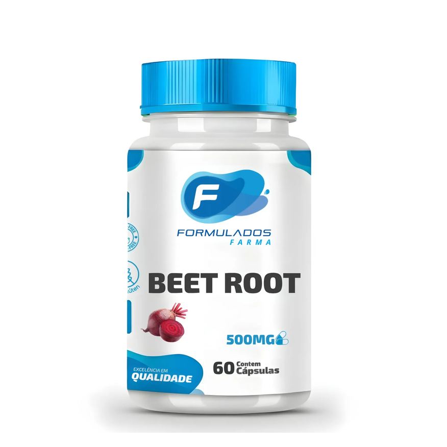 Formulados Farma Beet Root 500mg (extrato de Raiz de Beterraba) 60 cápsulas
