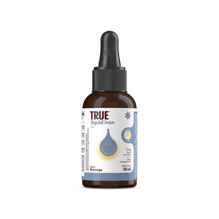 True Family Care Liquid Iron Plus For Baby & Kids 30ml Sabor Morango - Source