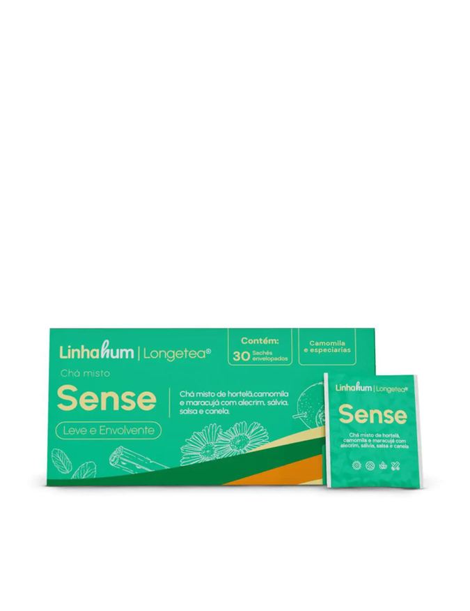 Linhahum Chá Energizante Natural Fruta Erva Especiaria Divino 300g Verde Sense