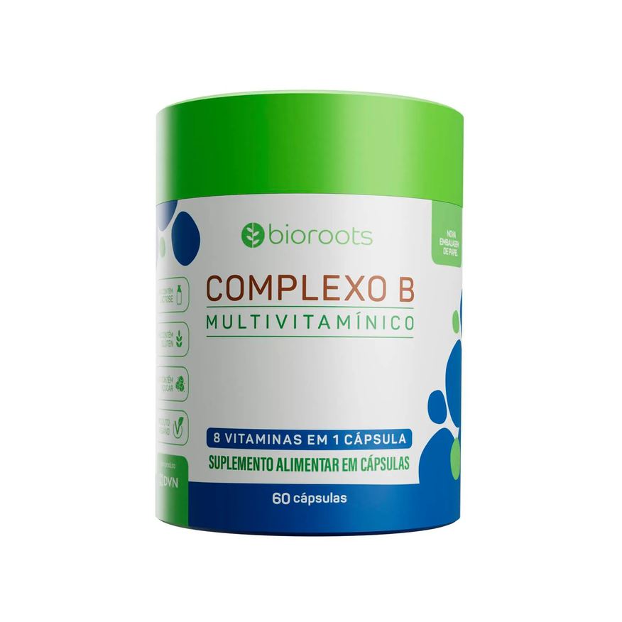 Bioroots Complexo B Multivitamin com 60 unidades