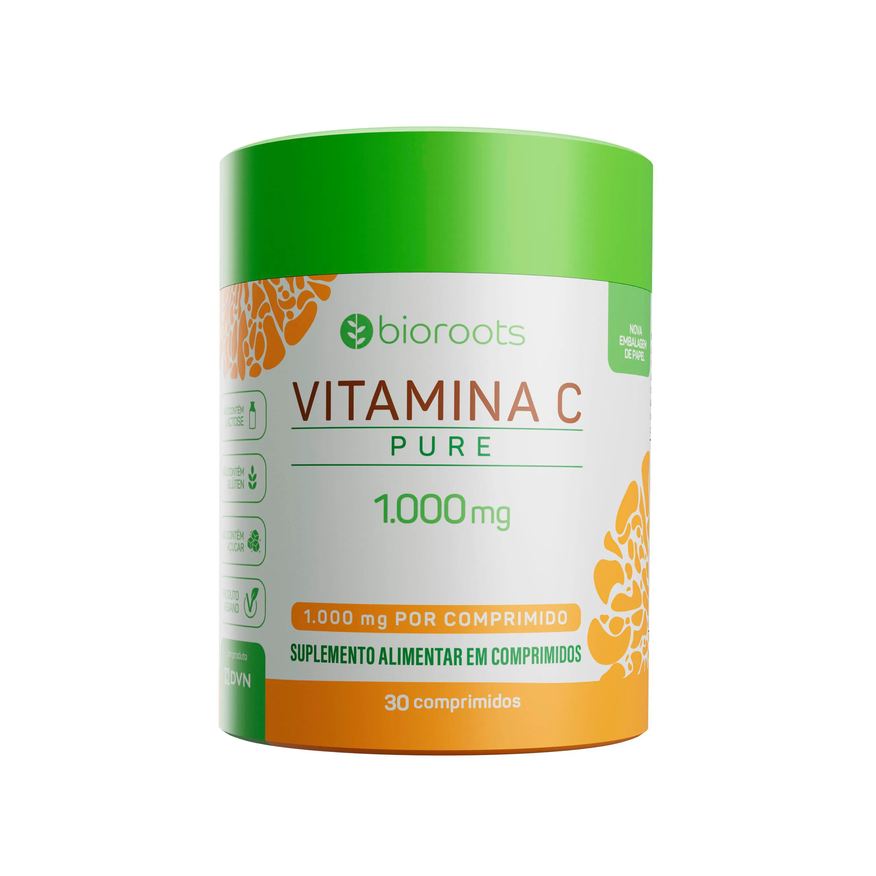 Bioroots Vitamina C Vegan com 30 unidades