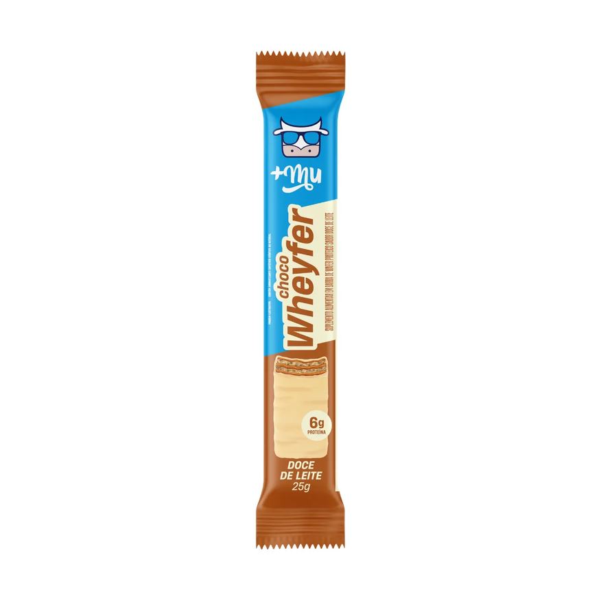 Mais Mu Wafer Proteico +Mu Choco Wheyfer Doce de Leite 25g