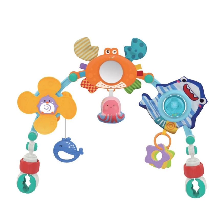 Maxi Baby Móbile para Carrinho e Berço com Chocalho Ocean