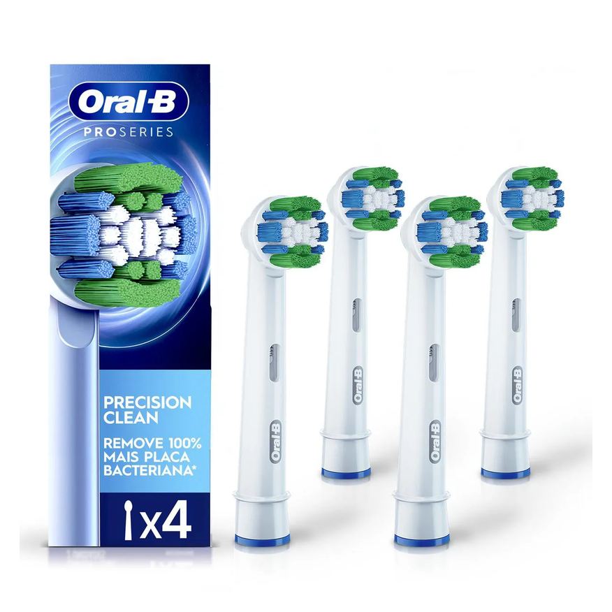 Oral-B Refil Escova de Dente Elétrica PRO Series Precision Clean 4 unidades