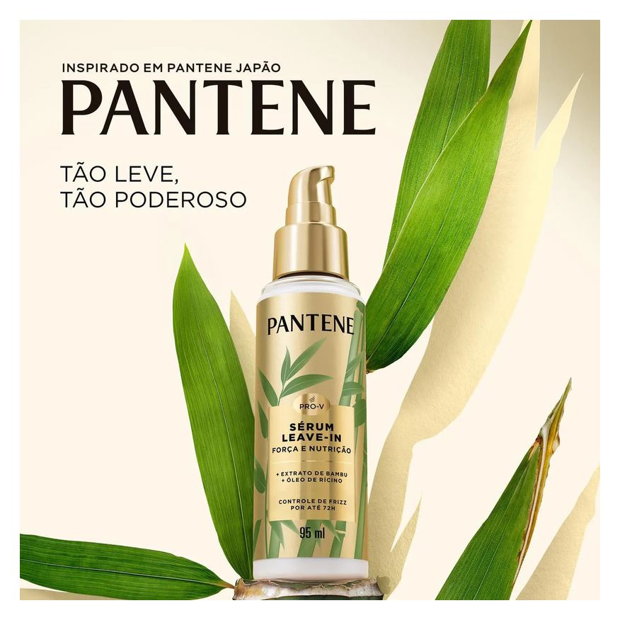 Pantene Sérum Capilar Leave-In Bambu Força e Nutrição 95ml