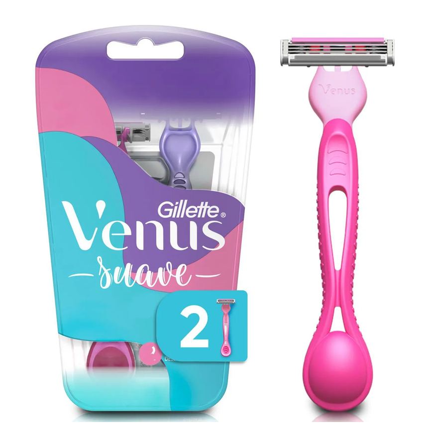 Gillette Aparelho de Depilação Venus Suave com 2 Unidades
