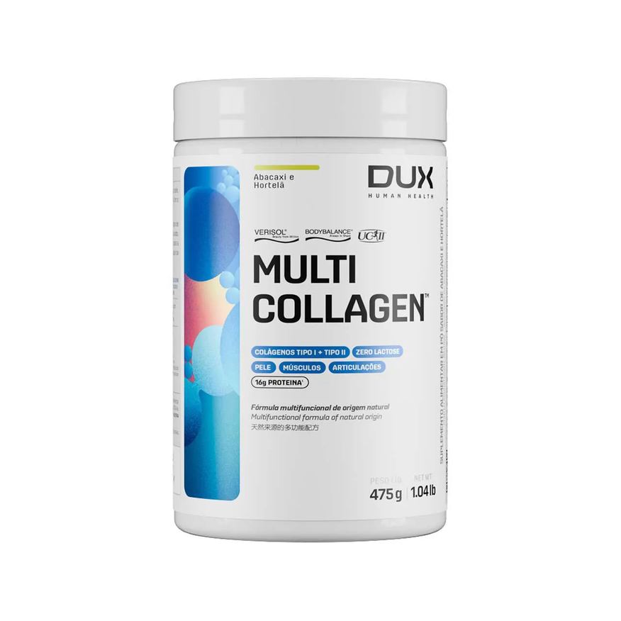 Dux Colágeno Multi Collagen Nutrition Abacaxi com Hortelã 475g