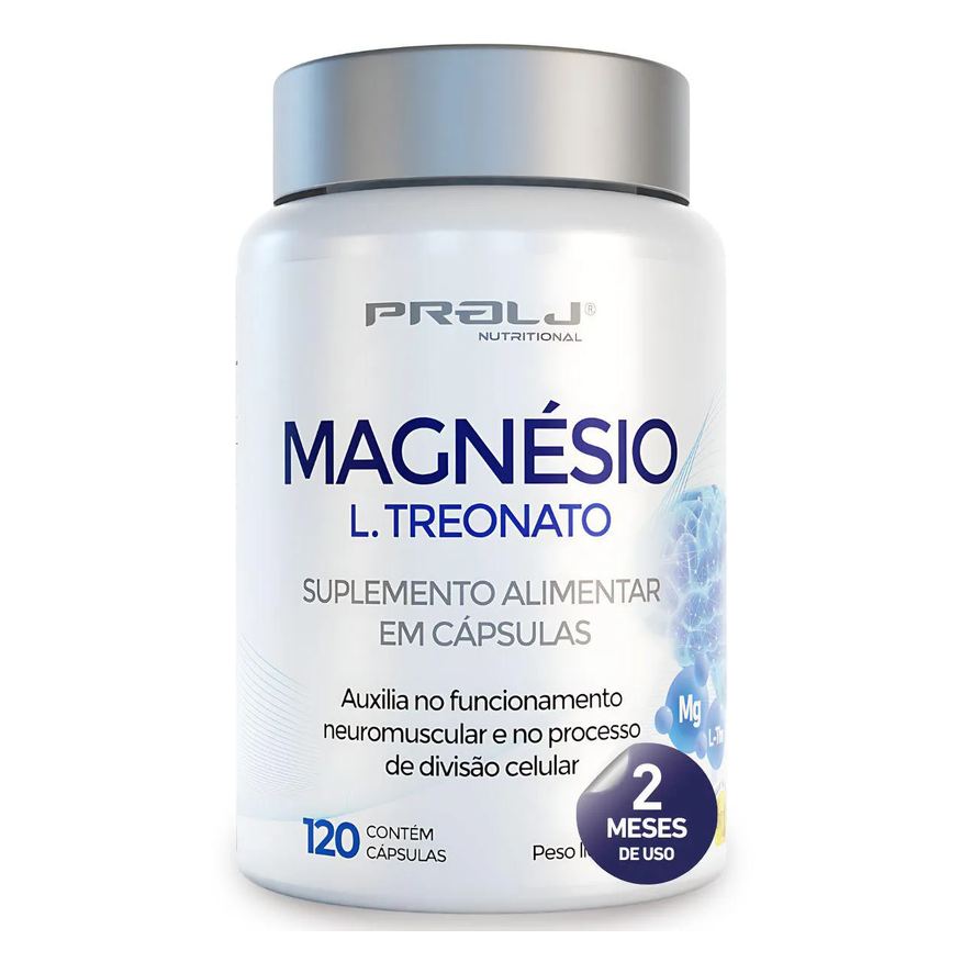 Prolj Magnésio L-Treonato 500mg 120 Cápsulas Nutritional
