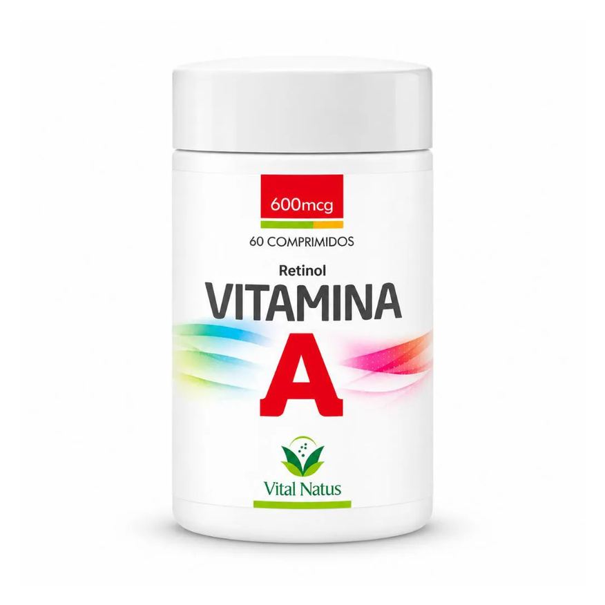 Vital Natus Vitamina A Retinol 2600mcg 60 Comprimidos | Suplemento Alimentar