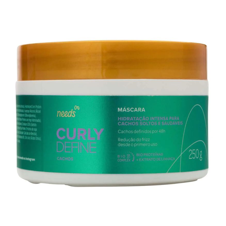 Needs Máscara Capilar de Definição Curly Define Cachos 250g